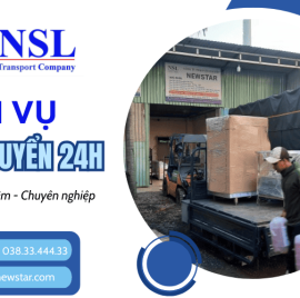 Dịch vụ vận chuyển 24h chuyên nghiệp, tiết kiệm cùng Vận Chuyển Newstar